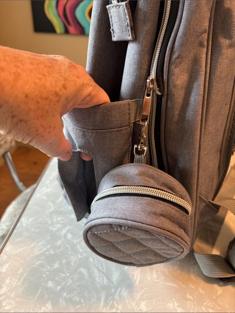The GentleBaby original diaper bag and travel backpack